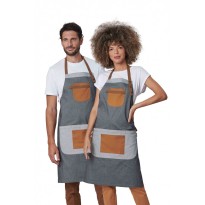 Tablier avec bavette de travail unisexe Stretch Horeca...