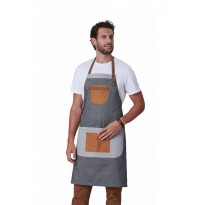 Tablier avec bavette de travail unisexe Stretch Horeca... 2