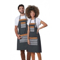 Tablier avec bavette de travail unisexe stretch Horeca...