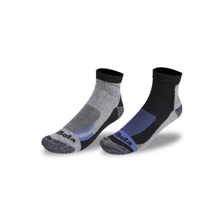 2 Paires - Chaussettes courtes en coton de...