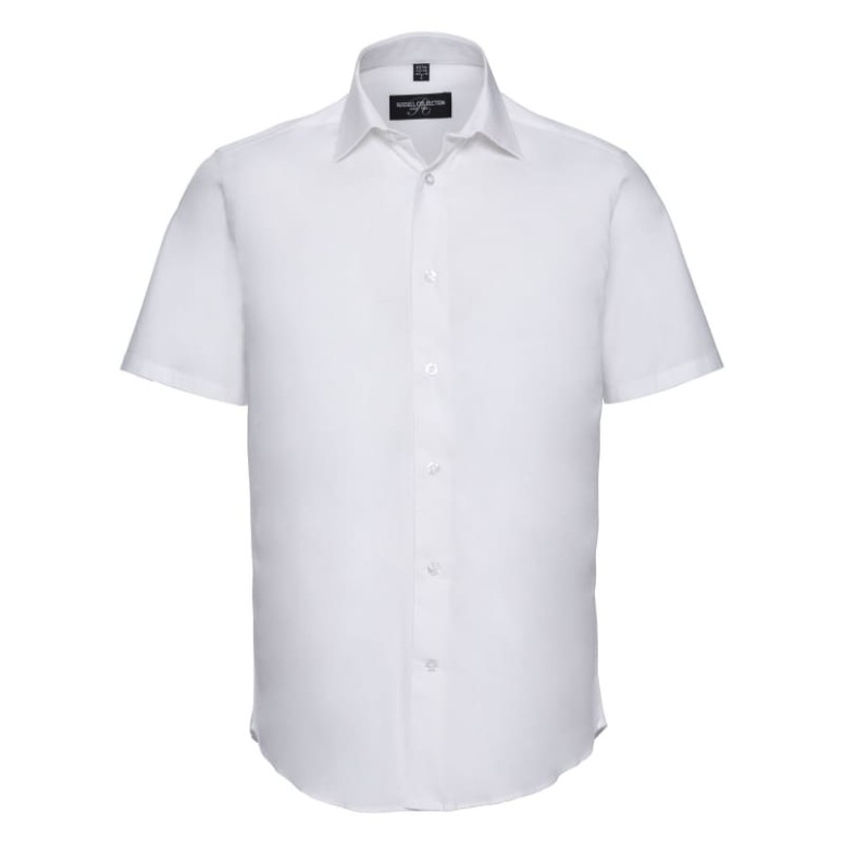 Chemise de travail à manches courtes en tissu...