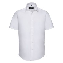 Chemise de travail à manches courtes en tissu extensible Russell - JE947M