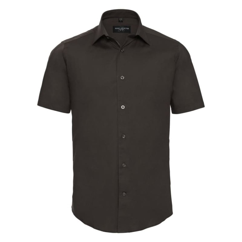 Chemise de travail à manches courtes en tissu...