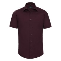 Chemise de travail à manches courtes en tissu extensible Russell - JE947M
