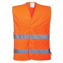Gilet de travail à 2 bandes Haute Visibilité Portwest C474