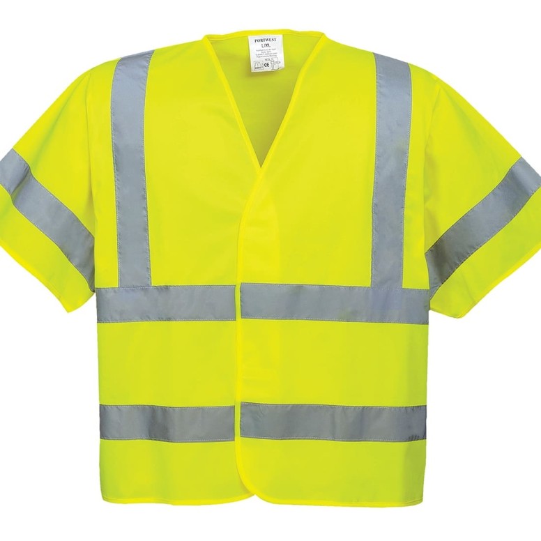 Gilet de travail à manches courtes Haute...