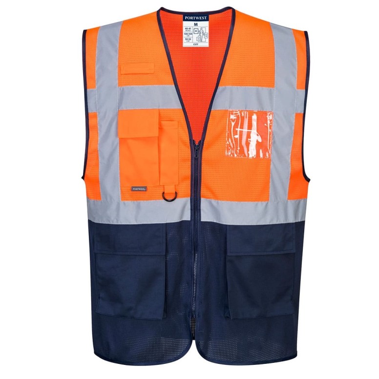 Gilet de travail bicolore Executive MeshAir...