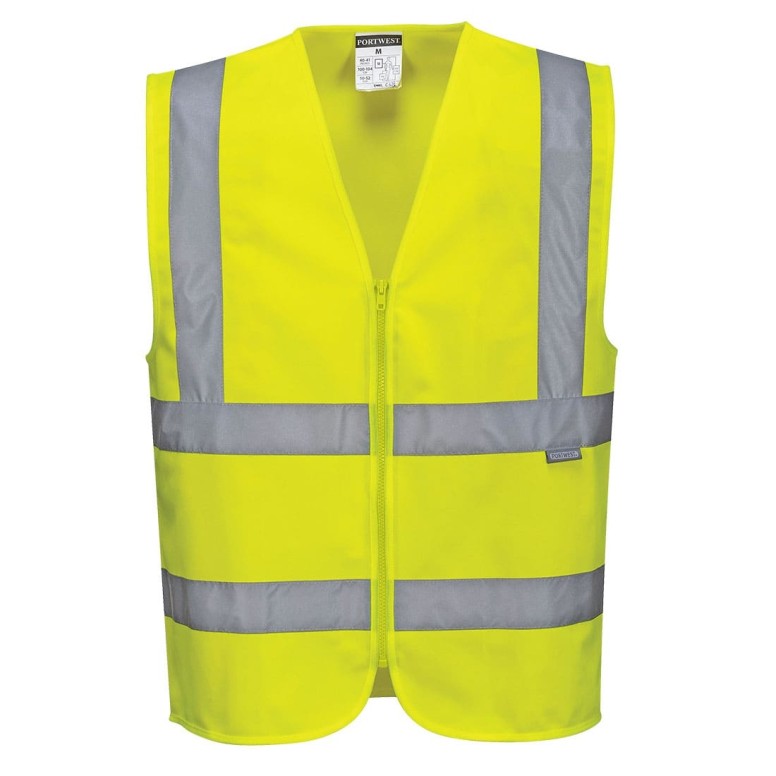 Gilet de travail haute visibilité avec deux...