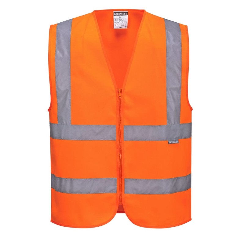 Gilet de travail haute visibilité avec deux...