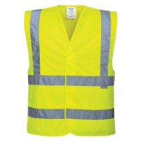 Gilet de travail avec deux bandes horizontales et verticales Portwest C470