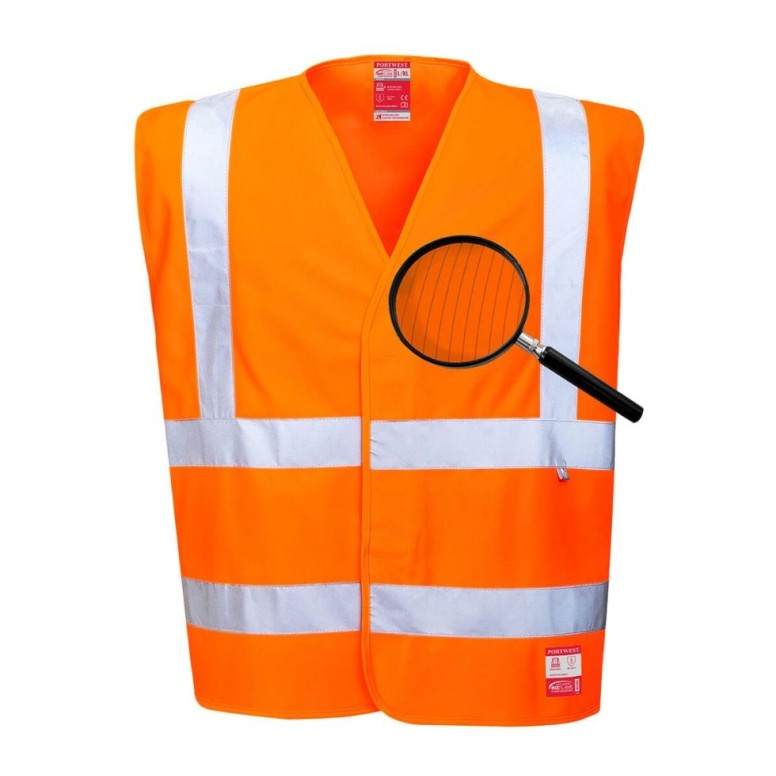 Gilet de travail ignifuge et antistatique haute...