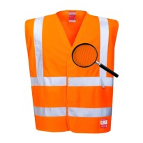 Gilet de travail ignifuge et antistatique haute visibilité Portwest FR71