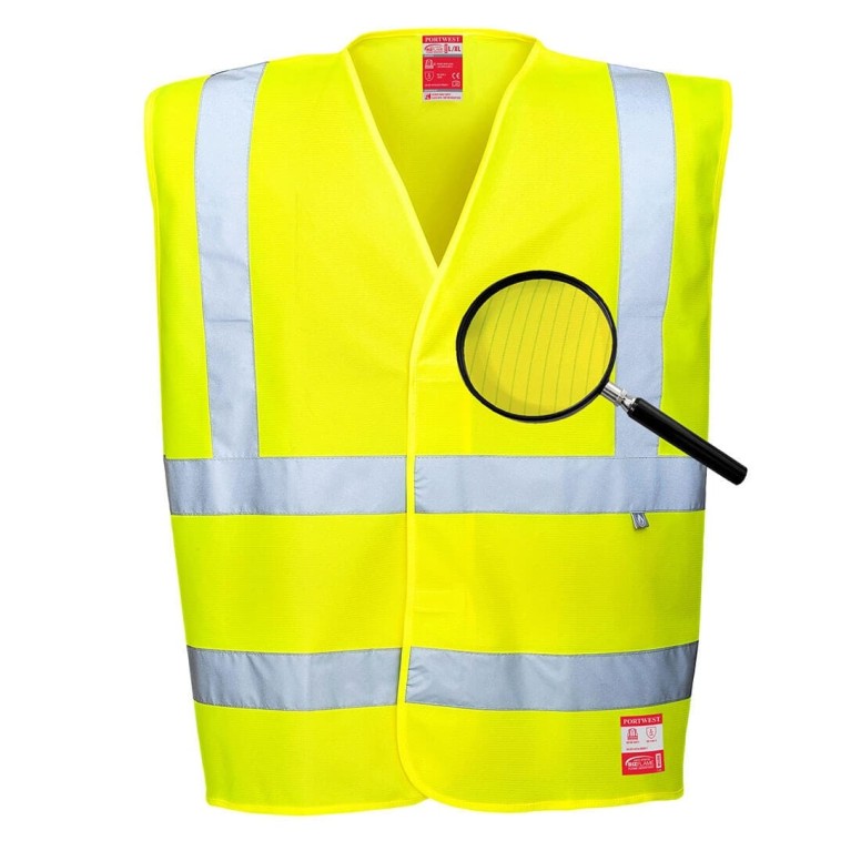 Gilet de travail ignifuge et antistatique haute...