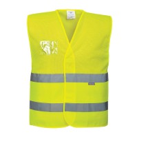 Gilet de travail à moitié en maille Portwest C494