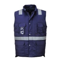 Gilet de travail Portwest haute visibilité Iona rembourré...