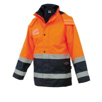 Manteau Parka bicolore Siggi à haute visibilité