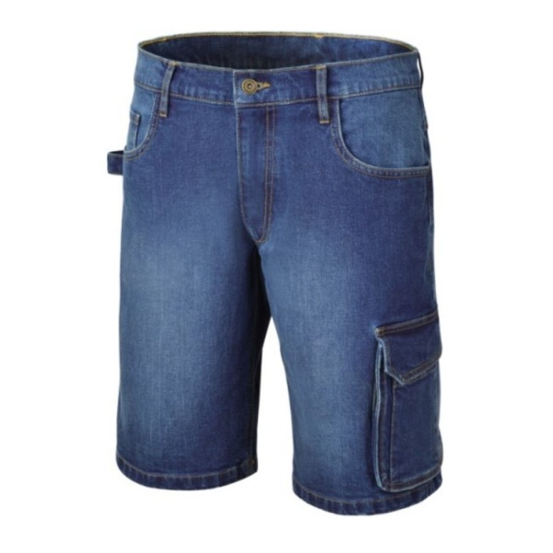 Bermuda en denim de travail Beta Stretch 7529