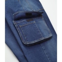 Bermuda en denim de travail Beta Stretch 7529