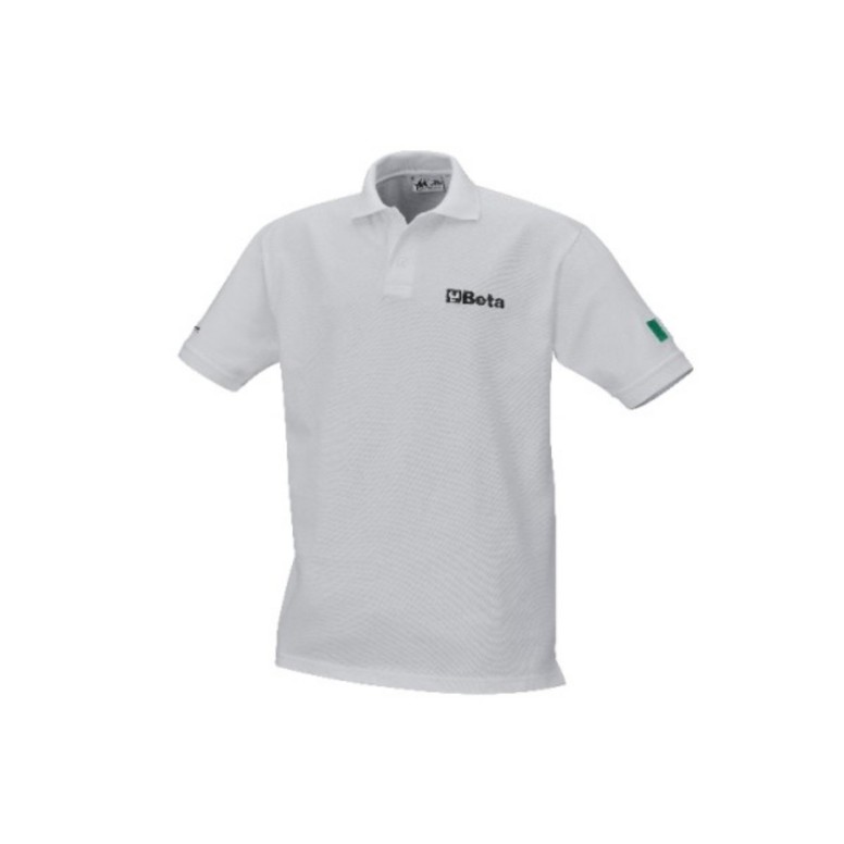 Polo de travail Beta en coton piqué cardé 9534W