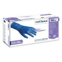 Gants en latex High risk sans poudre Reflexx 98 HR