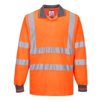 Polo de travail à manches longues haute visibilité Portwest S277