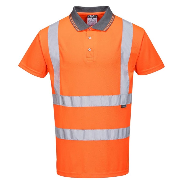 Polo de travail à manches courtes haute...