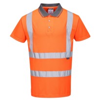 Polo de travail à manches courtes haute visibilité Portwest RT22