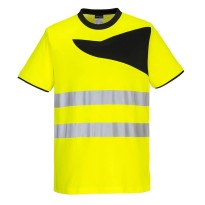 T-shirt de travail haute visibilité PW2 Portwest PW213 2
