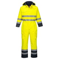 Combinaison de travail Bizflame Rain ignifuge, antistatique et à haute visibilité de Portwest S775
