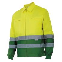 Veste polaire bicolore de travail à haute visibilité Velilla 153