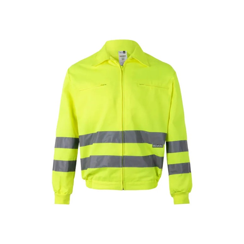 Veste polaire de travail à haute visibilité...