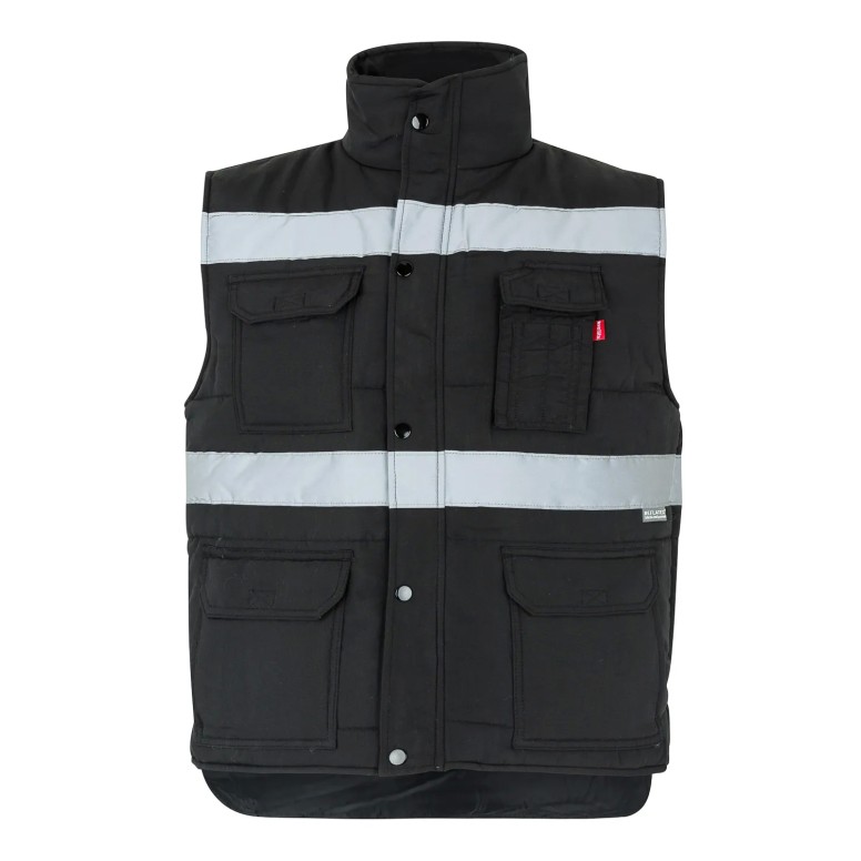 Gilet de travail haute visibilité multipoches...