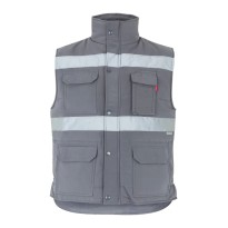 Gilet de travail haute visibilité multipoches Velilla 205904