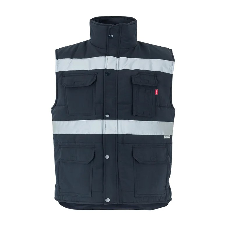 Gilet de travail haute visibilité multipoches...
