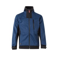 Veste à fermeture éclair longue avec capuche de travail...