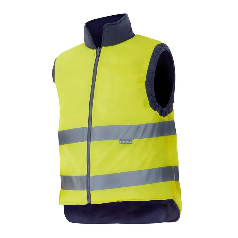 Gilet réversible de travail haute visibilité...