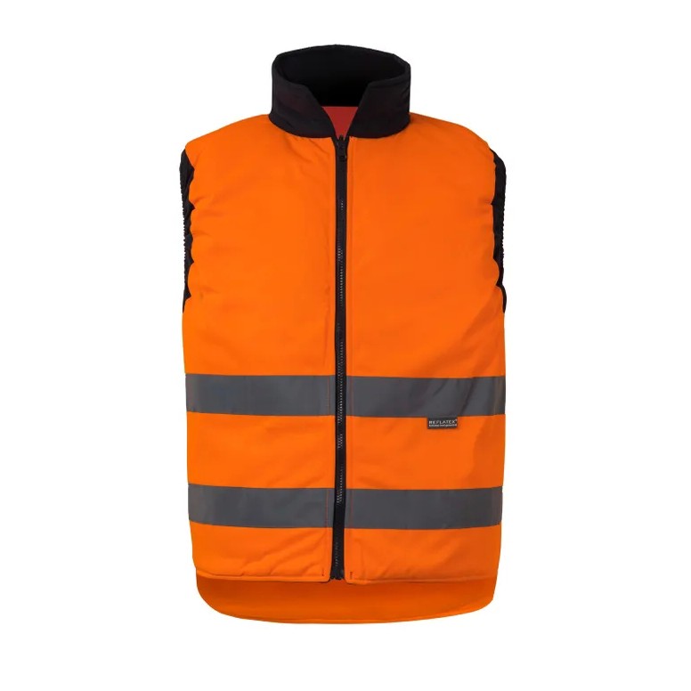 Gilet réversible de travail haute visibilité...