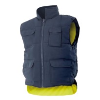 Gilet réversible de travail haute visibilité multipoches Velilla 148