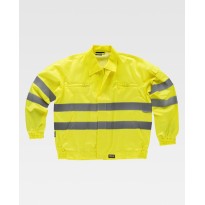 Veste de travail haute visibilité avec bandes...