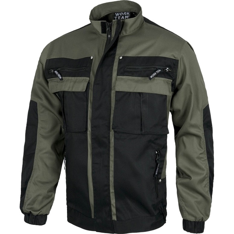 Veste de travail bicolore à multiples poches...