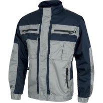 Veste de travail bicolore à multiples poches avec triple couture - Workteam