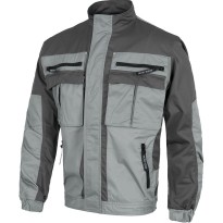 Veste de travail bicolore à multiples poches avec triple couture - Workteam