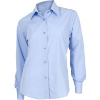 Chemise de travail cintrée pour femme à manches longues - Workteam