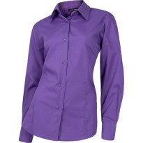 Chemise de travail cintrée pour femme à manches longues - Workteam