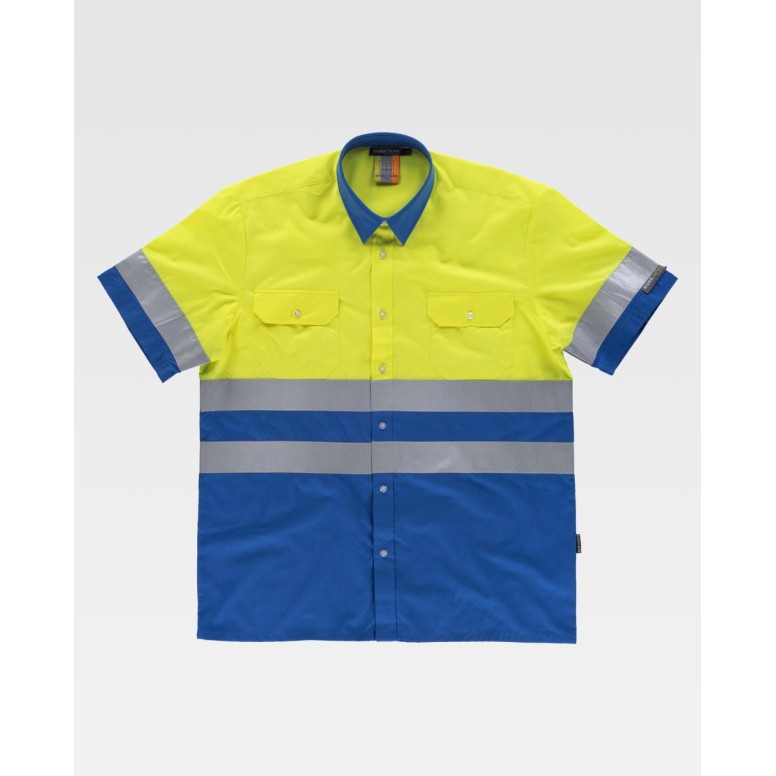 Chemise de travail combinée à manches courtes...