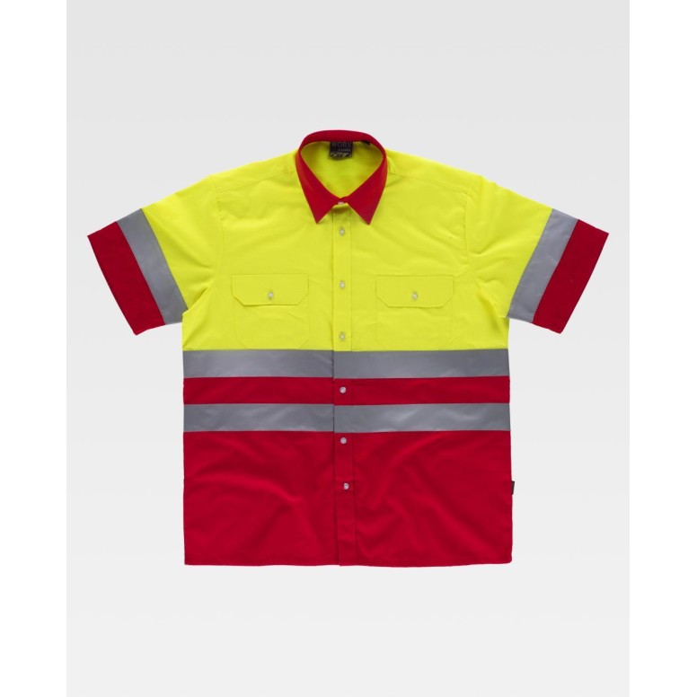 Chemise de travail combinée à manches courtes...