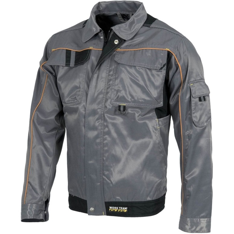 Veste de travail combinée anti-taches avec...