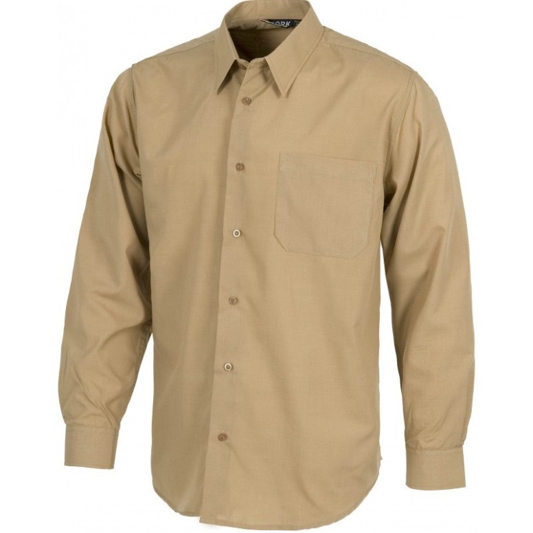 Chemise de travail à col classique à manches...