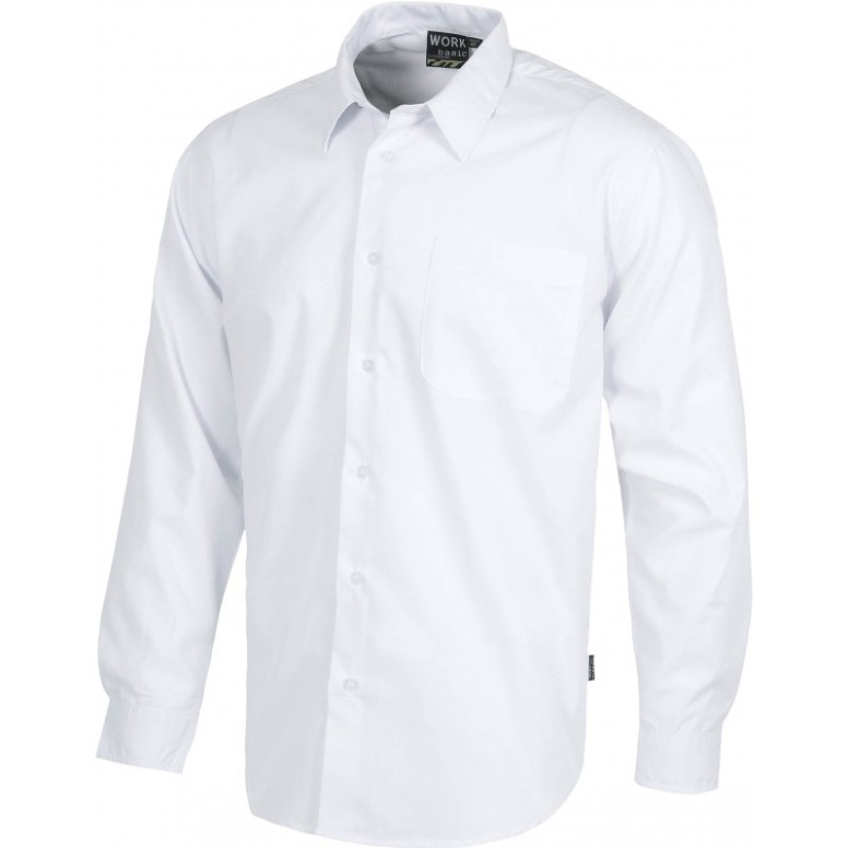 Chemise de travail à col classique à manches...