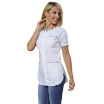 Blouse à manches courtes pour femme à poches multiples Gioia Horeca Siggi - 28CS1424/00-0001